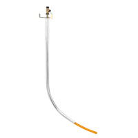 Przyłącze gazu polietylenowe, PE25 x kurek sferyczny DN15, L=700xH=1500, łuk, wersja PSG Lublin