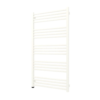 Grzejnik elektryczny TERMA FIONA ONE 580 x 1140 mm, kolor biały drogowy RAL9016, moc 600 W, podłączenie E8, kabel spiralny z wtyczką 2,5m biały