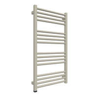 Grzejnik elektryczny TERMA FIONA ONE 480 x 900 mm, kolor kalifornijski beż, moc 400 W, podłączenie E1, kabel spiralny z wtyczką