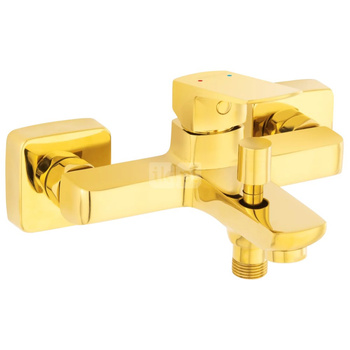 VITTO VerdeLine bateria wannowa ścienna, złoty