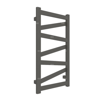 Grzejnik elektryczny TERMA VIPERA 400 x 750 mm, kolor brąz anodowy, moc 200 W, podłączenie E8, kabel prosty bez wtyczki z maskownicą