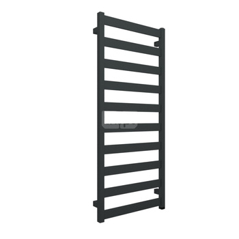 Grzejnik TERMA VIVO ONE 1150/500 \ Anodic Black, podł. S8, 400W, kabel prosty bez wtyczki [1,5m czar