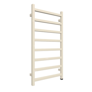 Grzejnik elektryczny TERMA SIMPLE ONE 960 x 500 mm, kolor musujący krem, moc 400 W, podłączenie E8, kabel prosty bez wtyczki szary