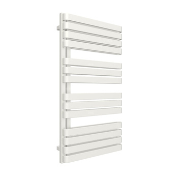 Grzejnik elektryczny TERMA WARP S 600 x 1110 mm, kolor biały drogowy RAL9016, moc 800 W, podłączenie E1, kabel prosty z wtyczką