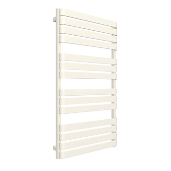 Grzejnik elektryczny TERMA WARP T ONE 600 x 1110 mm, kolor rumieniec, moc 600 W, podłączenie E1, kabel spiralny z wtyczką 2,5m srebrzysty