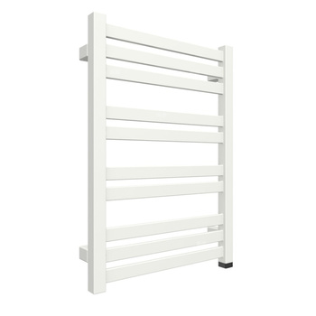 Grzejnik elektryczny TERMA MARLIN ONE 430 x 600 mm, kolor biały krem, moc 300 W, podłączenie E1, kabel prosty bez wtyczki 1,5m