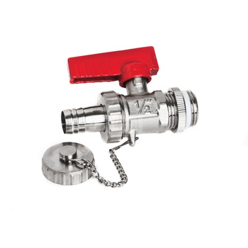 Zawór kulowy spustowy 1/2'' STRONG z uszczelką