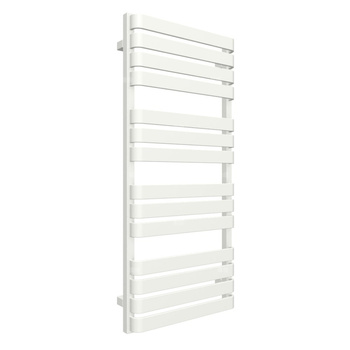 Grzejnik elektryczny TERMA WARP T 500 x 1110 mm, kolor biały krem, moc 600 W, podłączenie E8, kabel spiralny z wtyczką