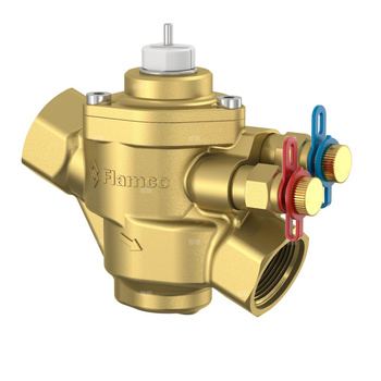 Zestaw NexusValve Vivax G1 EQM DN50 z siłownikiem elektromechanicznym 24 V AC, 3 punktowym, programowalnym