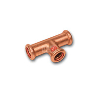 Trójnik SANHA Press Solar miedź 28 mm x 15 mm x 28 mm (zw x zw x zw)