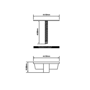 Zaślepka 40mm do zlewozmywaka