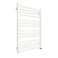 Grzejnik elektryczny TERMA MARLIN ONE 530 x 780 mm, kolor biały drogowy RAL9016, moc 400 W, podłączenie E8, kabel spiralny z wtyczką 2,5m biały