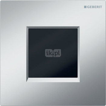 Elektroniczny zawór spłukujący Geberit do pisuaru, zasilanie bateryjne, Typ 30, chrom mat, easy-to-clean