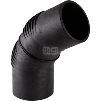 Kolano 60' GEBERIT Silent-db20, PE / polietylen, 135 mm, DN 125 x 135 mm x DN 125 (króciec)