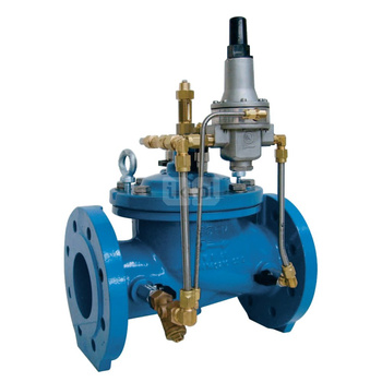 Zawór upustowy (kontroluje i zabezpiecza ciśnienie na dopływie), typ C401, DN 150