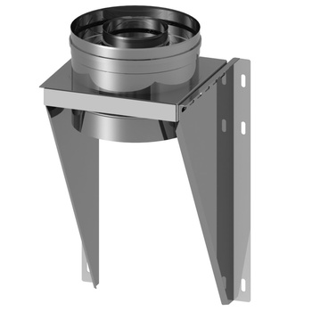 Uchwyt JEREMIAS CLV01 stal nierdzewna fi 140/280 mm (50-150 mm) (mocowanie - Blacha konsoli przesuwalna)