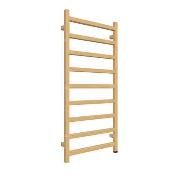 Grzejnik elektryczny TERMA SIMPLE ONE 500 x 1080 mm, kolor złoty połysk, moc 400 W, podłączenie E8, kabel prosty bez wtyczki 1,5m