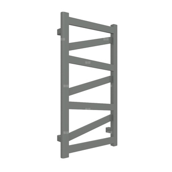 Grzejnik elektryczny TERMA VIPERA 400 x 750 mm, kolor nowoczesna szarość, moc 200 W, podłączenie E1, kabel spiralny z wtyczką