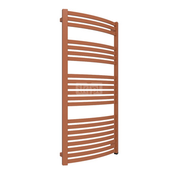 Grzejnik TERMA DEXTER ONE 1220/600 \ Bright Copper, podł. S8, 600W, kabel prosty bez wtyczki [srebrz