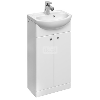 Zestaw umywalki małej Koło Solo z szafką pod umywalkę, z dwoma drzwiami