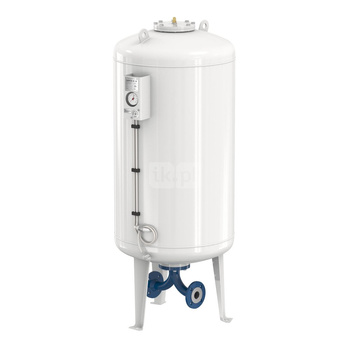 Naczynie wzbiorcze stojące FLAMCO MEIBES Airfix D-E, pojemność 50 l 6-, 16 bar / 120'C fi1 1/2'', kolor biały, do instalacji C.W.U.