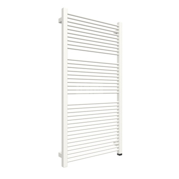 Grzejnik elektryczny TERMA MIKE ONE 530 x 1035 mm, kolor biały soft RAL9016, moc 600 W, podłączenie E1, kabel spiralny z wtyczką 2,5m biały