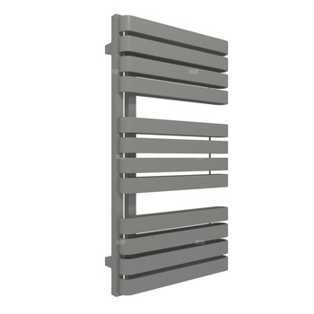 Grzejnik elektryczny TERMA WARP S 500 x 915 mm, kolor nowoczesna szarość, moc 600 W, podłączenie E8, kabel spiralny z wtyczką