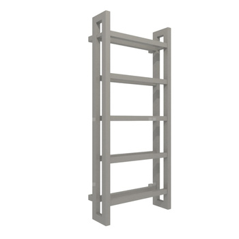 Grzejnik elektryczny TERMA STAND E 500 x 1150 mm, kolor grafit, moc 600 W, podłączenie E8, kabel spiralny z wtyczką