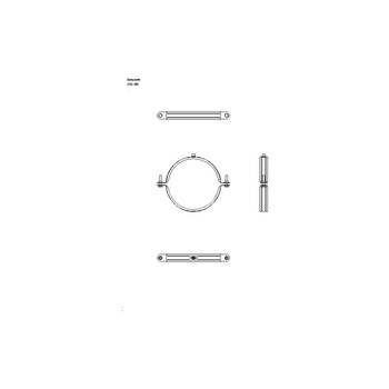 Obejma mocująca NICZUK UWG 200 mm (ocynk galwaniczny)