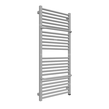 Grzejnik elektryczny TERMA LIMA ONE 500 x 1140 mm, kolor zimowe niebo, moc 600 W, podłączenie E8, kabel spiralny z wtyczką 2,5m srebrzysty