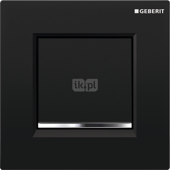 Pneumatyczny zawór spłukujący Geberit do pisuaru, ręczny, Typ 30, czarny-chrom bł.-czarny