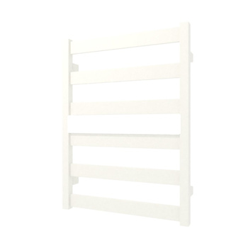 Grzejnik elektryczny TERMA VIVO 500 x 670 mm, kolor biały drogowy RAL9016, moc 300 W, podłączenie E1, kabel spiralny z wtyczką biały