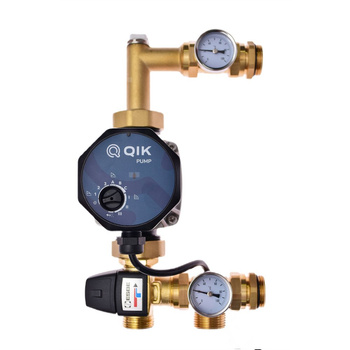 Zespół mieszający QIK Optimo - ZMPW-3/Q - 20-50'C z pompą QIK Kvs 3,4