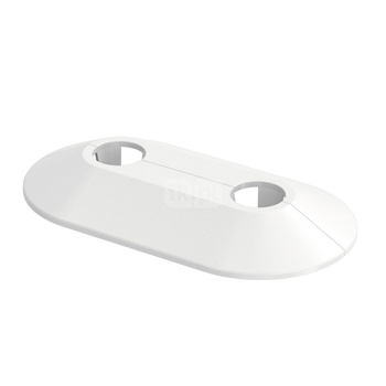 Rozeta FLAMCO MEIBES do rury 16 mm, wysokość: 12 mm, tworzywo sztuczne (9016)