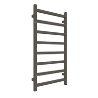 Grzejnik elektryczny TERMA SIMPLE ONE 960 x 500 mm, kolor ciemny brąz, moc 400 W, podłączenie E1, kabel spiralny z wtyczką biały