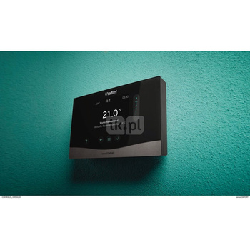 VR 92Zdalne sterowanie do regulatora sensoCOMFORT 720 za złączem eBUS, z wyświetlaczem dotykowym i zegarem programującym tygodn