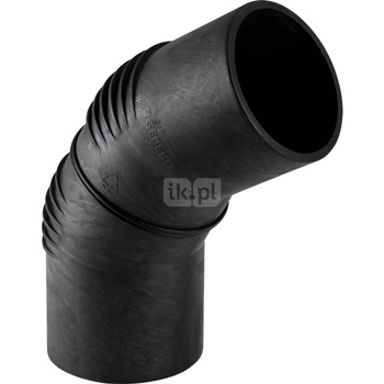 Kolano 60' GEBERIT Silent-db20, PE / polietylen, 90 mm, DN 90 x 90 mm x DN 90 (króciec)