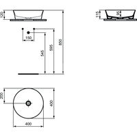 IPALYSS UM. 40X40 B/P B/O BIAŁY POŁYSK