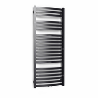 CONCEPT Grzejnik łazienkowy Sydney 1710/500, 730W, czarny mat, podł. ZS