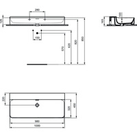CONCA UMYWALKA 100 B/O OF SZLIFOWANA