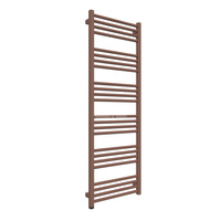 Grzejnik elektryczny TERMA FIONA ONE 480 x 1380 mm, kolor miedź, moc 600 W, podłączenie E8, kabel prosty bez wtyczki 1,5m czarny