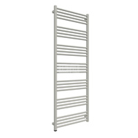 Grzejnik elektryczny TERMA FIONA ONE 600 x 1620 mm, kolor srebrny mat, moc 800 W, podłączenie E8, kabel prosty bez wtyczki