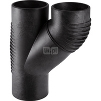 Trójnik GEBERIT Silent-db20 PE 90 mm x 90 mm x 90 mm (króciec z tworzywa sztucznego do spawania/zgrzewania x króciec z tworzywa sztucznego do spawania/zgrzewania x króciec z tworzywa sztucznego do spawania/zgrzewania)