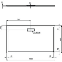 ULTRAFLAT NEW BRODZIK 140X80 PROS. SILK