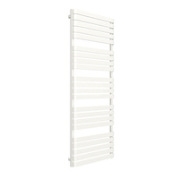 Grzejnik elektryczny TERMA WARP 600 x 1695 mm, kolor biały drogowy RAL9016, moc 1000 W, podłączenie E8, kabel prosty z wtyczką 1,5m biały