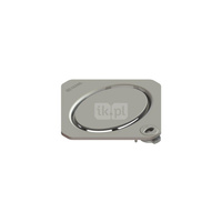 Kratka ze wzorem owalu 120x120,stal nierdz., Kl. L15