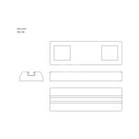 Podpora dachowa PDE 400mm PDE400