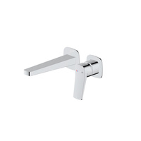 Bateria Malaga, umywalkowa, podtynkowa, ścienna, chrom