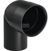 Kolano przyłączeniowe 90' GEBERIT HDPE redukcja, polietylen, 50 mm x 46 mm (króciec)