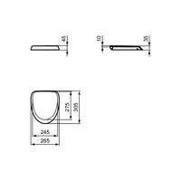 CONNECT POKRYWA PISUARU